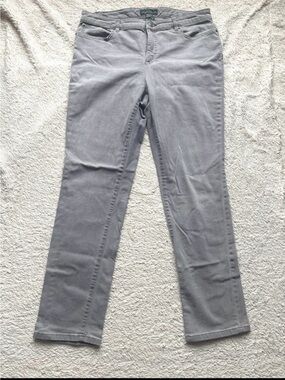 Ralph Lauren Straight-Leg Jeans in Light Gray